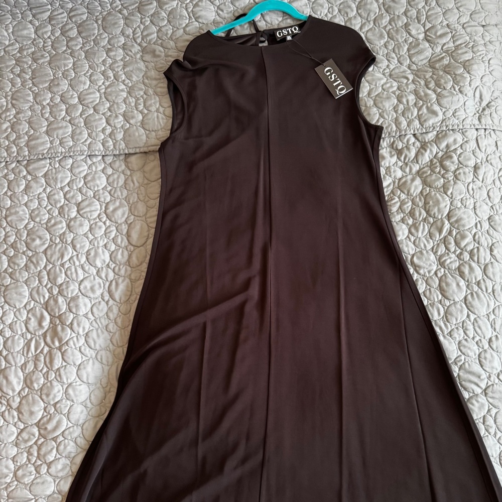 Women's 2XL Black GSTQ Midi Dress New With Tags